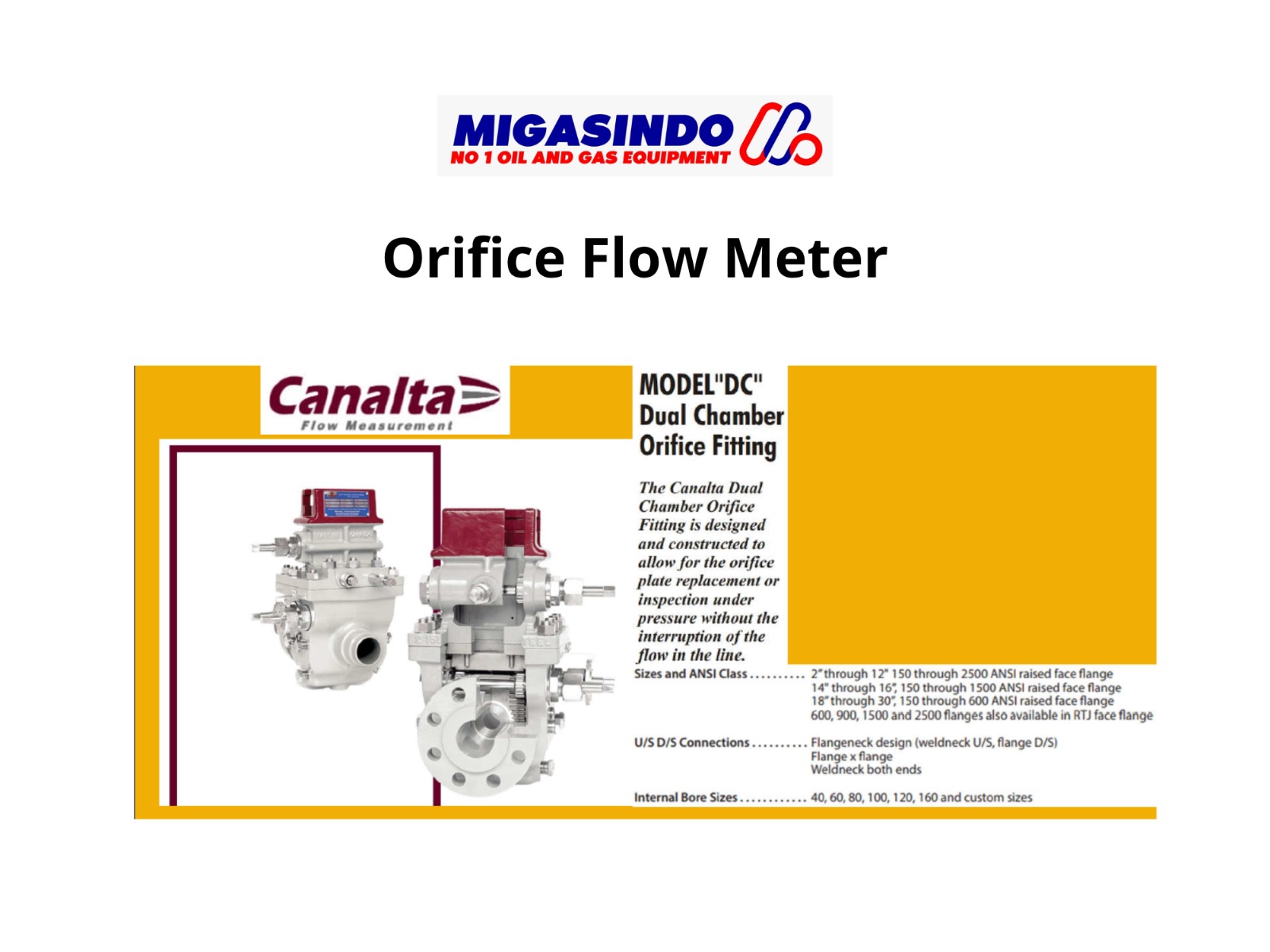 Orifice Flow Meter