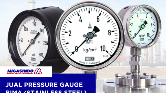 Jual Pressure Gauge Stainless Steel BIMA