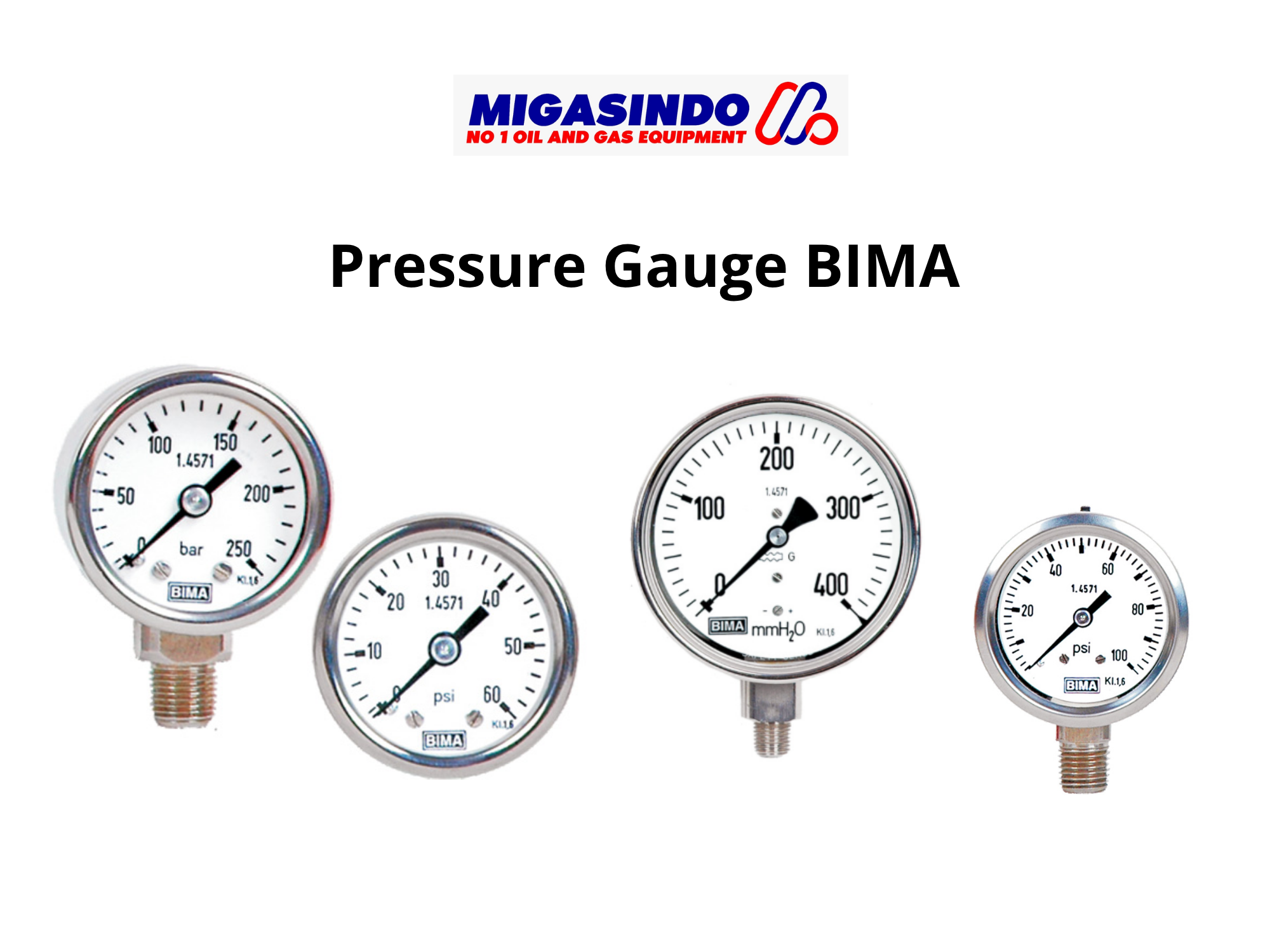 Pressure Gauge BIMA